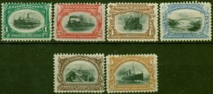 U.S.A 1901 Pan-American Set of 6 SG300-305 Good MM