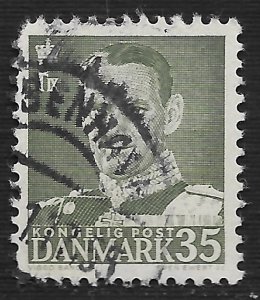 Denmark #322 35(o) Frederik IX