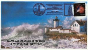 2015, National Lighthouse Museum, Staten Island NY, Pictorial Postmark, 15-250