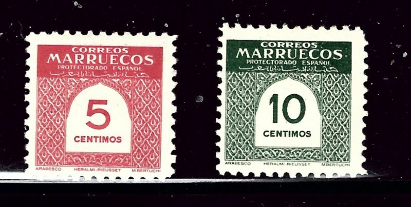 Spanish Morocco 323-24 MLH 1953 set