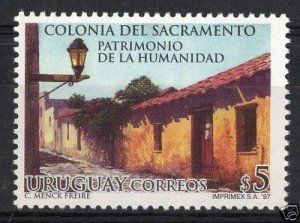 Colonia Sacramento UNESCO world heritage town lantern URUGUAY Sc#1669 MNH STAMP 