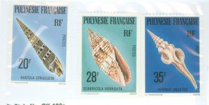French Polynesia #323-325  Single (Complete Set)