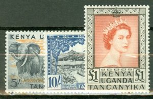 LC: Kenya Uganda Tanganyika 103-117 mint CV $127.25; scan shows only a few