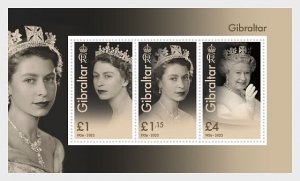 Gibraltar - Postfris/MNH - Sheet Queen Elizabeth, In Memoriam 2023