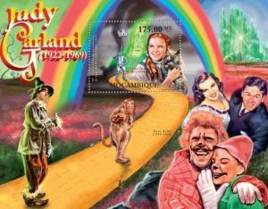 Judy Garland Cinema Hollywood Kino Movies Mozambique MNH stamp set
