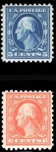 MOMEN: US STAMPS #428-429 MINT OG NH LOT #78418