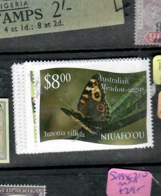 TONGA NIUAFOO (PP2612B) SET OF 12 BUTTERFLIES  MNH