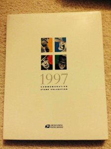 USPS Commemorative Stamp Year book, MNH Stamps year of 1997 start at face