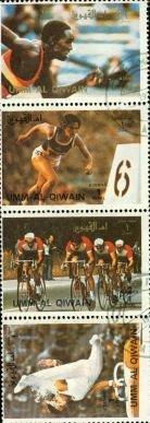 Umm Al Qiwain Olympics , 4 stamps