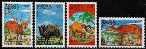 Congo, Rep. #1135-8 MNH Set - Endangered Animals