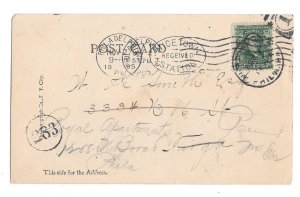 Sc# 300 1905 Phila PA Cancels Nicetown Recv. Elihu Root Secy of State Politics