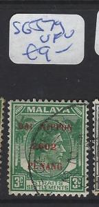 MALAYA JAPANESE OCCUPATION PENANG (P0108B)  KGVI   3C DN  SG J79   VFU