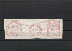 RARE BUENOS AIRES  1958 MACHINE SLOGAN CANCEL , FLOTA MERCANTE DEL ESTADO