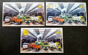 *FREE SHIP Malaysia Train 2010 Railway Locomotive Vehicle (complete set ms) MNH