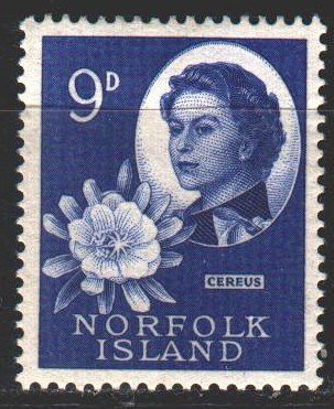 Norfolk. 1960. 31 from the series. Queen Elizabeth. MNH.