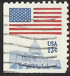 # 1623 USED FLAG OVER CAPITOL