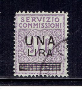 ITALY! DOCUMENT TAX STAMP! Sa.6,F/VF,Expertized with CERT! RARE!