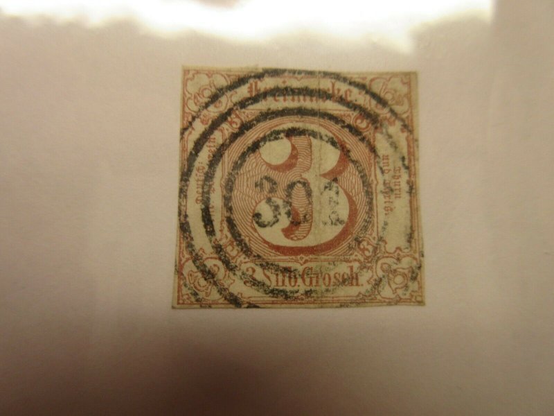 German States THURN and TAXIS  Scott 12  USED  Cat $110