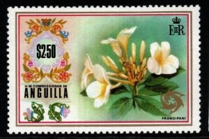 ANGUILLA SG143 1972 $2.50 FRANGIPANI MNH 