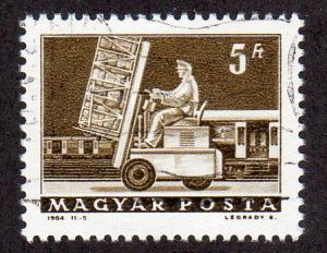 Hungary 1525 - CTO / Used - Forklift & Mail Car