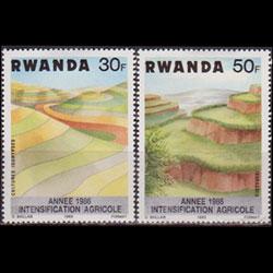 RWANDA 1983 - Scott# 1146-9 Soil Erosion 30-70f LH