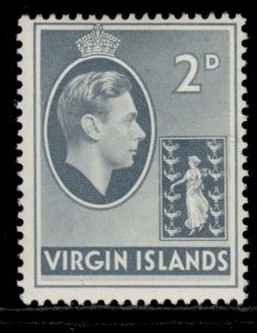 BRITISH VIRGIN ISLANDS GVI SG113a, 2d grey, M MINT.