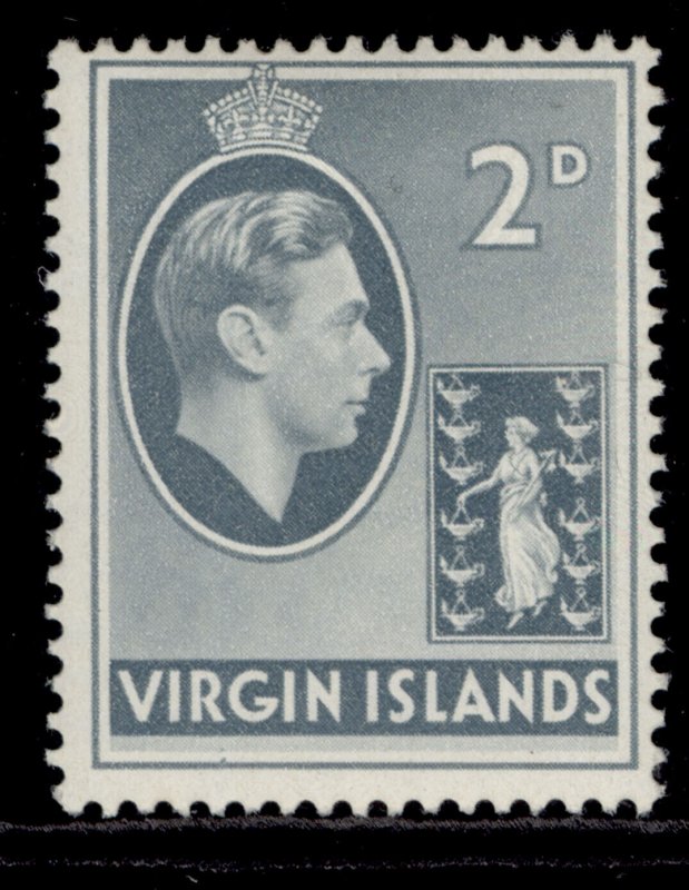 BRITISH VIRGIN ISLANDS GVI SG113a, 2d grey, M MINT. 