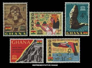 Ghana Scott 151-155 Mint never hinged.