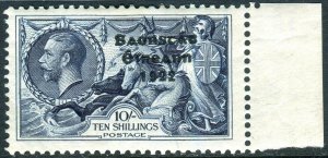 IRELAND-1935 10/- Indigo.  A mounted mint example Sg 101