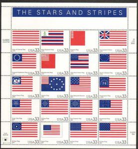 US #3403 Mint Sheet The Stars & Stripes 