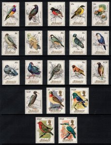 AITUTAKI 1984 Birds; Scott 322-41; MNH