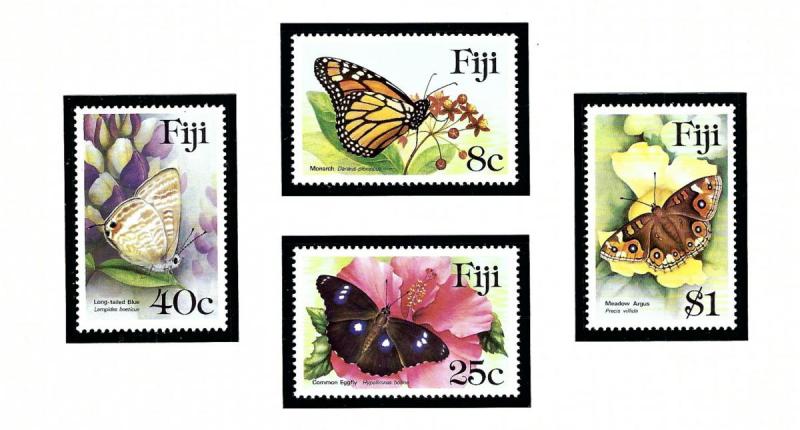 Fiji 523-26 MNH 1985 Butterflies