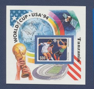 TANZANIA  - Scott 1174H - MNH S/S - World Cup Soccer - 1994 ---c