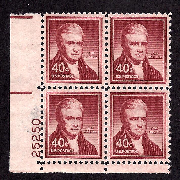 1050 Mint,OG,NH... Plate Block of 4... SCV $9.00