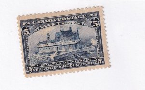 CANADA # 101 FVF-MLH QUEBEC ISSUE CAT VALUE $200 AT 20% ITS A FRENCH ABODE