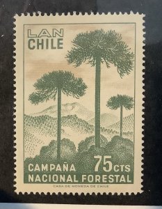 Chile 1967  Scott C274 MH  - 75c, National Afforestation Campaign