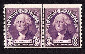 721 Mint,OG,NH... Line Pair... SCV $13.00