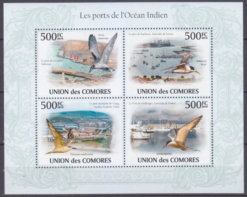 2009 Comoro Islands 2701-2704KL Birds 9,00 €