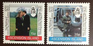 Ascension 1986 Royal Wedding MNH