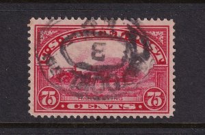 1913 Parcel Post Sc Q4 used 75c single VF CV $35 (XC