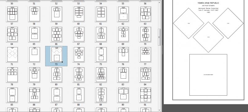 YEMEN (YEMEN ARAB REPUBLIC) STAMP ALBUM PAGES 1926-2010 (431 PDF digital pages)