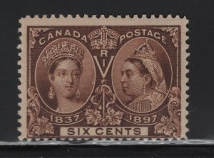 Canada Scott # 55 mint OG never hinged nice color cv $ 575 ! see pic !