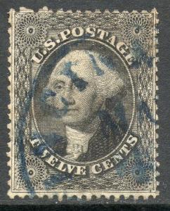 US Scott #36 Black 12c Washington Stamp, Sound