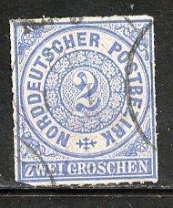 North German Confederation # 5, Used. CV $ 3.25