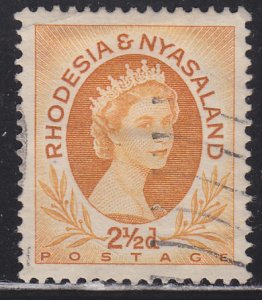 Rhodesia & Nyasaland 143B Queen Elizabeth II 1956