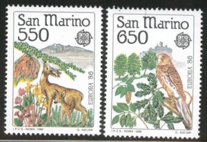 San Marino Scott 1107-1108  MNH** 1986 Europa set