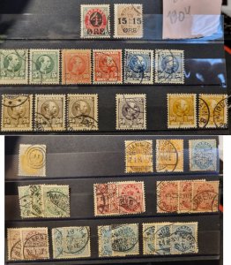 denmark stamps 1904 king christian set and more 1900s #34