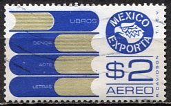 Mexico; 1976: Sc. # C493; O/Used Single Stamp