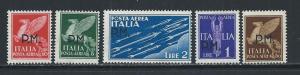 ITALY SC# MC1-5 F/MNH 1943