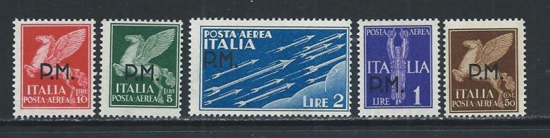 ITALY SC# MC1-5 F/MNH 1943